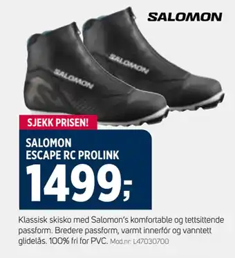 Sport 1 Salomon escape rc prolink tilbud