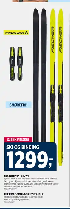 Sport 1 Ski og binding tilbud