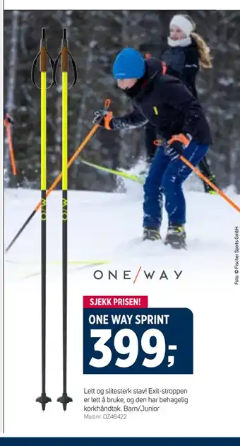 Sport 1 One way sprint tilbud
