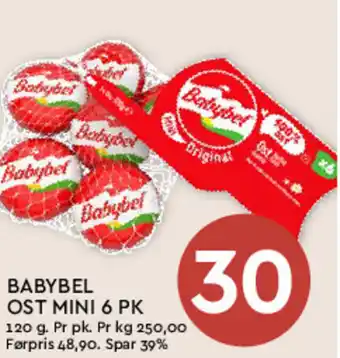 Coop Mega BABYBEL OST MINI 6 PK tilbud
