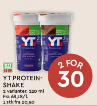 Coop Mega YT PROTEIN-SHAKE tilbud