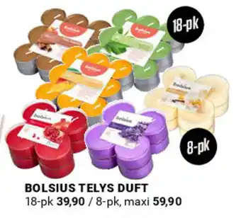 Europris BOLSIUS TELYS DUFT tilbud