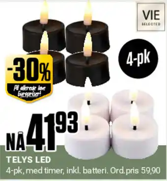 Europris TELYS LED tilbud