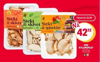 Coop Extra DSH KYLLINGFILET tilbud