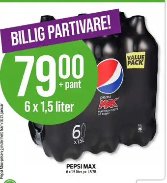 Kiwi Pepsi max tilbud