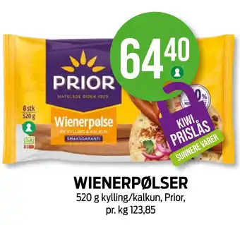 Kiwi Wienerpølser tilbud