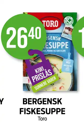 Kiwi Bergensk fiskesuppe tilbud