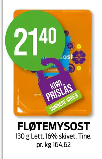 Kiwi Fløtemysost tilbud