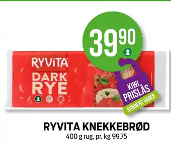 Kiwi Ryvita knekkebrød tilbud
