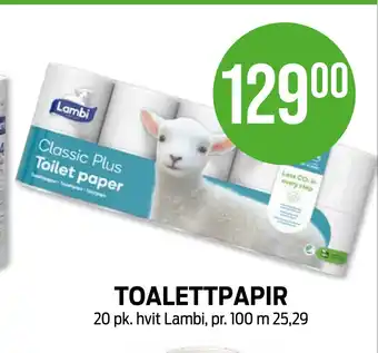 Kiwi Toalettpapir tilbud