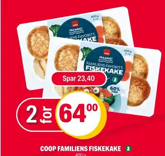 Coop Extra COOP FAMILIENS FISKEKAKE tilbud