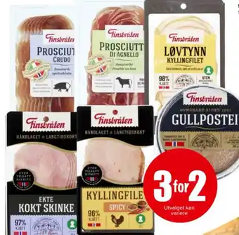 Spar Finsbråten pålegg et utvalg tilbud