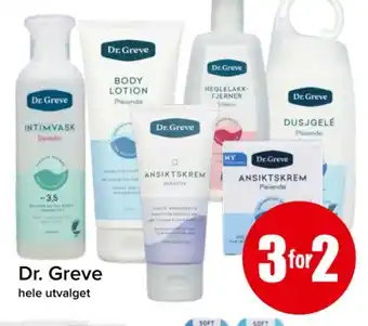 Spar Dr. Greve hele utvalget tilbud