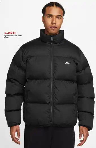 Intersport Sportswear Club jakke herre tilbud