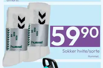 Gigaboks Sokker hvite/sorte tilbud