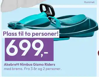 Gigaboks Akebrett nimbus gizmo riders tilbud