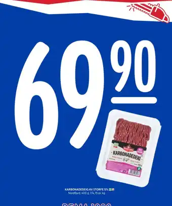 Rema 1000 Karbonadedeig av storfe 5% tilbud