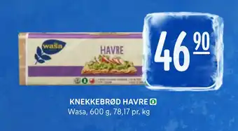 Rema 1000 Knekkebrød havre tilbud