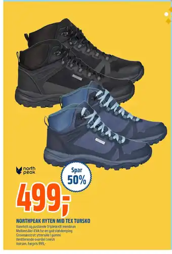 Coop Obs Northpeak ryten mid tex tursko tilbud