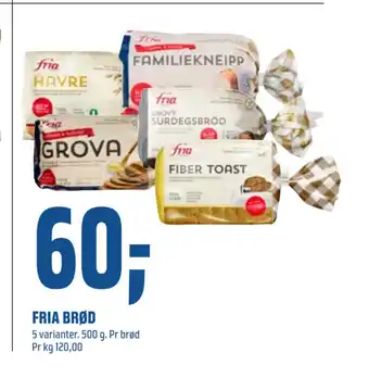 Coop Obs Fria brød tilbud