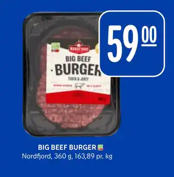 Rema 1000 Big beef burger tilbud
