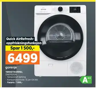 POWER Tørketrommel tilbud