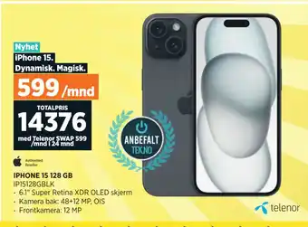 POWER Iphone 15 128 gb tilbud