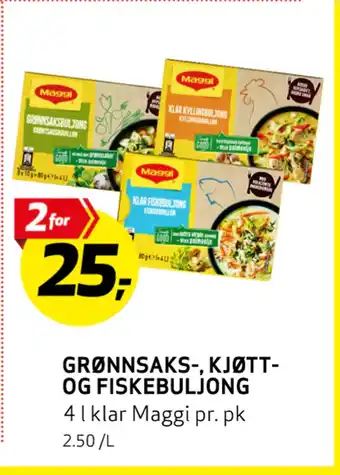 Bunnpris Grønnsaks-, kjøtt- og fiskebuljong tilbud
