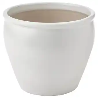 IKEA Ambrarönn blomsterpotte, inne/ute/hvit, 19 cm tilbud