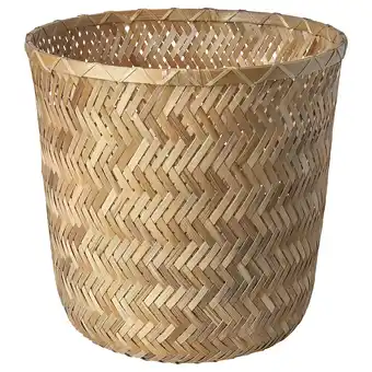 IKEA Klynnon blomsterpotte, håndlaget bambus, 24 cm tilbud