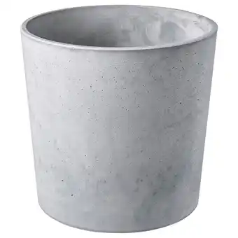 IKEA Boysenbär blomsterpotte, inne/ute lys grå, 24 cm tilbud