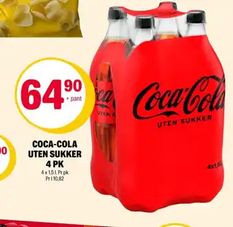 Coop Extra Coca-cola zero brus tilbud