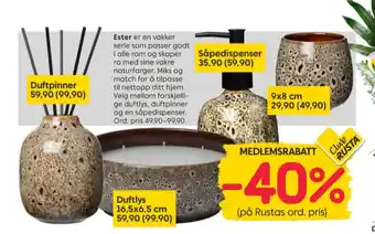 Rusta Ukjent duftpinner tilbud