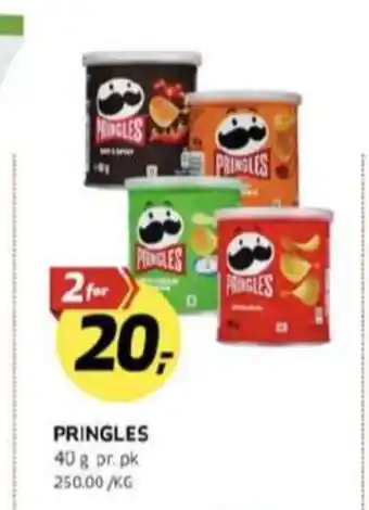 Bunnpris Pringles chips original tilbud