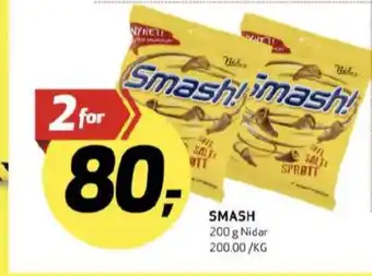 Bunnpris Smash! sjokoladepose tilbud