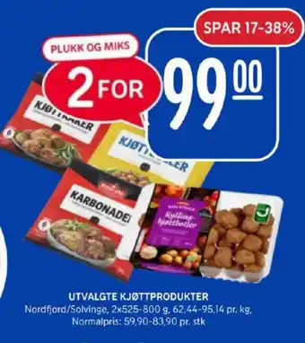 Rema 1000 Nordfjord kjøttboller tilbud