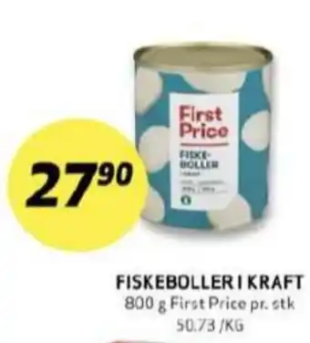 Bunnpris First price fiskeboller tilbud
