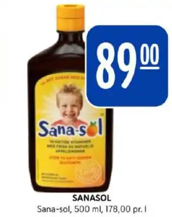 Sana-sol kosttilskudd