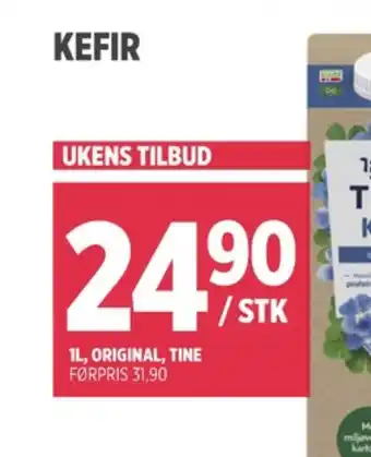 Meny Tine kefir tilbud