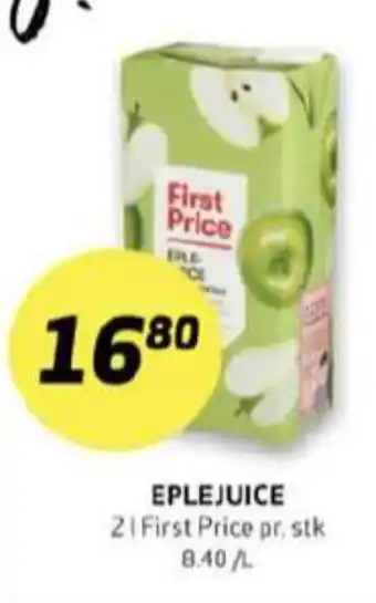 Bunnpris First price eplejuice tilbud