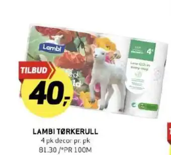 Bunnpris Decor tørkerull tilbud