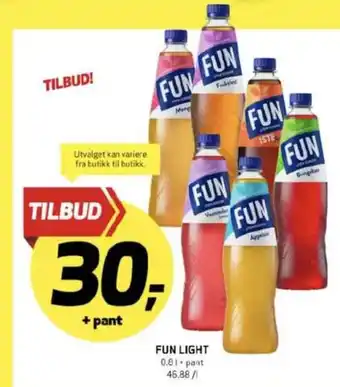 Bunnpris Fun light saft tilbud