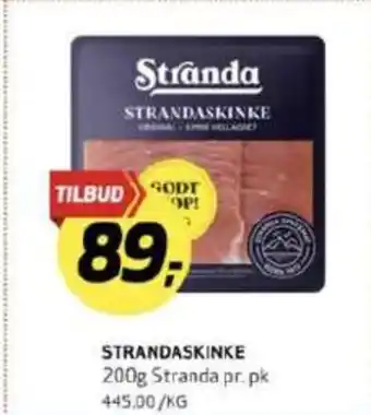 Bunnpris Stranda strandaskinke tilbud