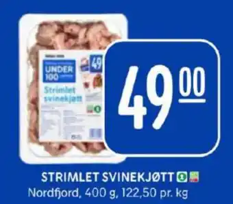 Rema 1000 Nordfjord strimlet svinekjøtt tilbud