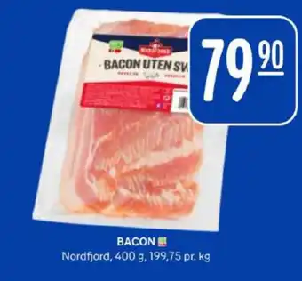 Rema 1000 Nordfjord baconskiver tilbud