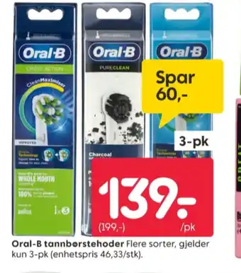 Rusta Braun oral-b børstehoder tilbud