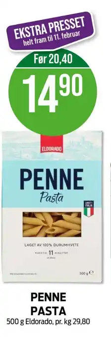 Kiwi Eldorado penne pasta tilbud