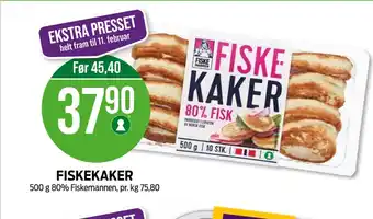 Kiwi Fiskemannen fiskekaker tilbud