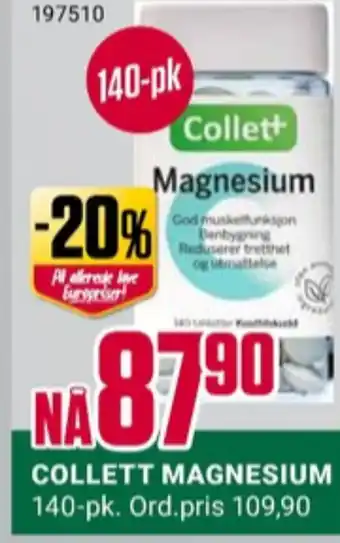 Europris Collett vitamin tilbud