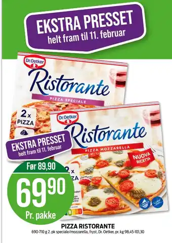 Kiwi Ristorante pizza tilbud